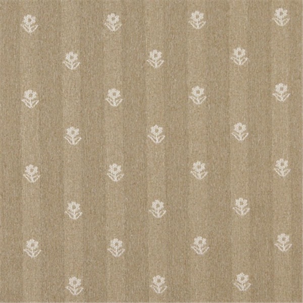 Designer Fabrics 54 in. Wide Gold And Ivory- Flowers Country Style Upholstery Fabric C627 - main